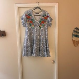Embroidered Adelaide Dress (S)